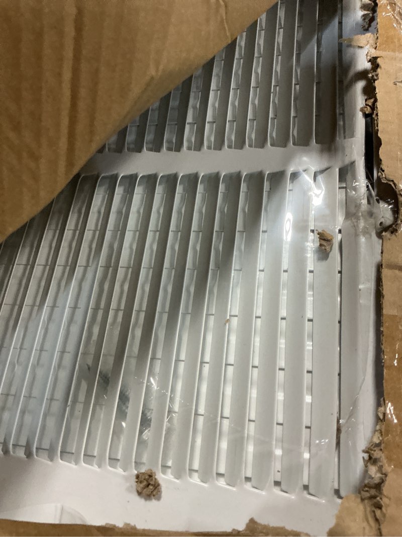 Condition photo showing Good Condition for 24x14 Vent Register [Duct Opening], Vent Covers for Home Ceiling, Two-Way Ventilation Register, Adjustable Solid Steel Wall Register Vent Cover (24"W x14"H [Duct Opening])
