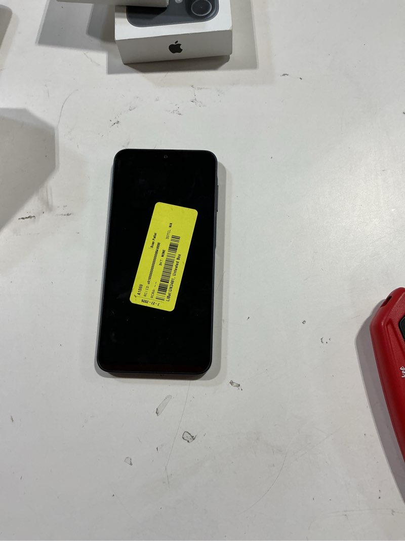 Condition photo showing As Is for samsung galaxy a16 4g lte (128gb + 4gb) international model sm-a165f/ds factory unlocked, 6.7", dual sim, 50mp triple camera (case bundle), black