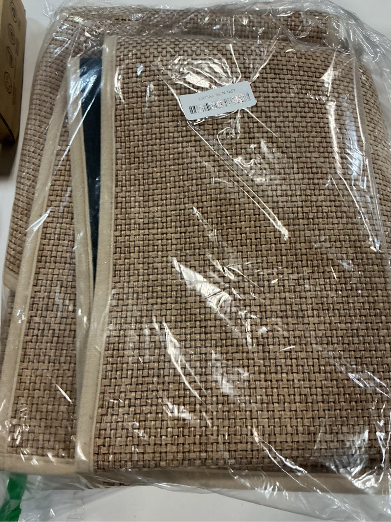 Condition photo showing item condition for Artoid Mode Washable Non Slip Kitchen Rugs and Mats Set of 3, Rubber Backing Absorbent Kitchen Mats for Floor Front of Sink - 24"x36"+24"x60"+24"x72" 24" x 36"/24" x 60"/24" x 72" Linen