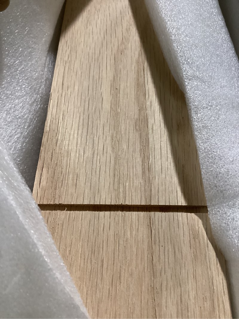 Condition photo showing Good Condition for 2 Pcs 3" x 3" x 48" Solid Red Oak Stair Newel Post with a Single Groove Notched Newel Wood Balusters for Staircase Interior Railing Newels for Stair Handrails 3 x 3 x 48" Red Oak 2