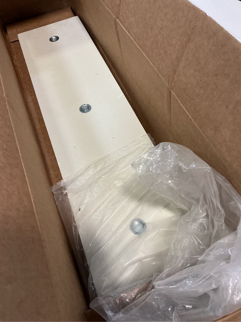 Condition photo showing As Is for champro 3-spike pitcher's rubber, white, official size - 6"x24" (b040)