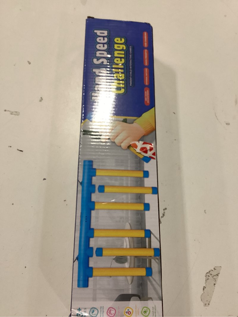 Condition photo showing New/Like New for Reflex Drop Sticks Challenge Game, Hand Eye Coordination Training Toy, Reaction Time Training, Hand Speed Challenge Games, Adjustable Speed Catching Sticks Game (A) Yellow