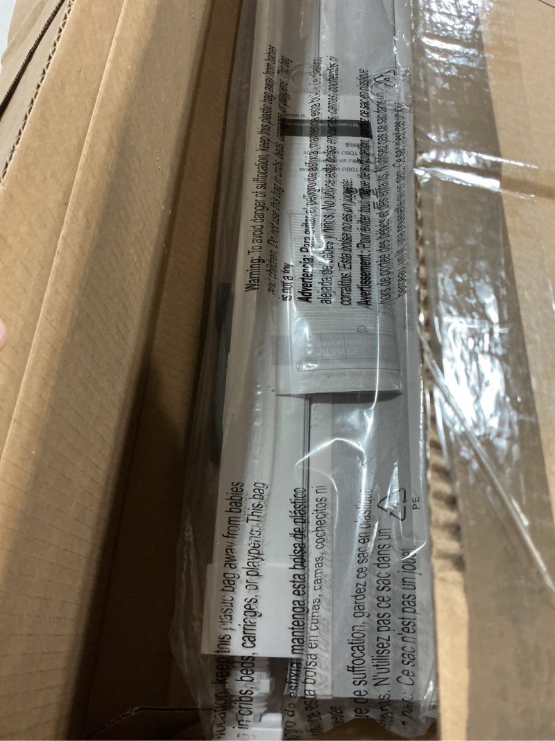 Condition photo showing Good Condition for lazblinds no tools no drill cordless cellular shades, top down bottom up (tdbu) honeycomb shades for home, blackout light blocking thermal insulation blinds for windows, 30" w x 64" h, white blackout - white 30" w x 64" h