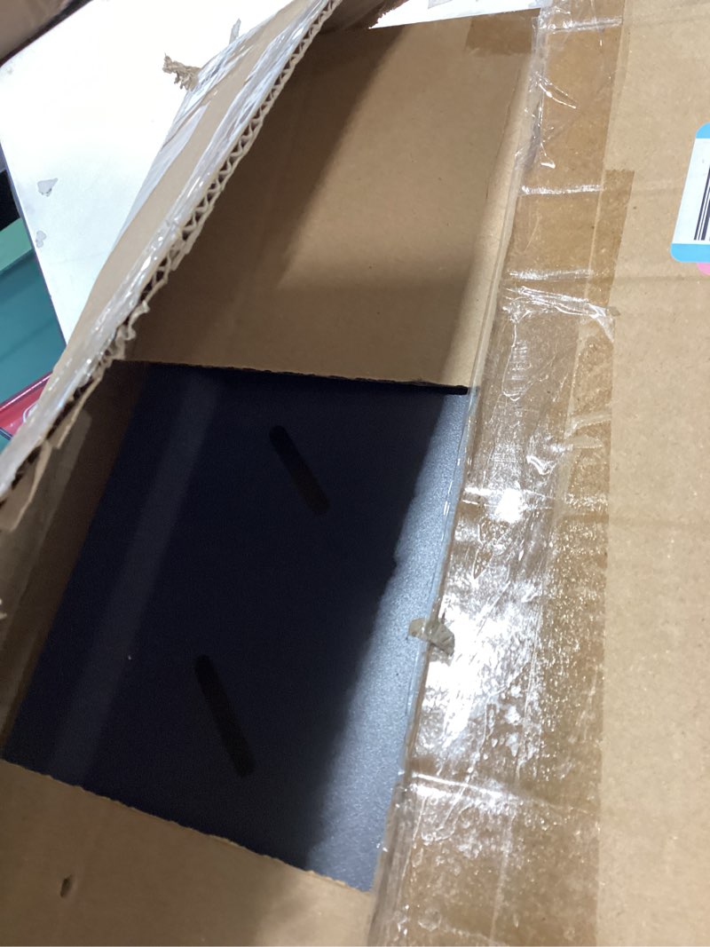 Condition photo showing As Is for electriduct 1u keyboard tray - fully extendable universal 19" rack mount sliding shelf for network equipment server cabinet enclosure with 3-rail system and mounting hardware - 10.8" deep