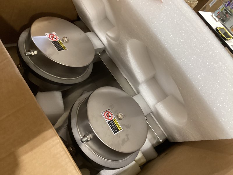 Condition photo showing As Is for waffle cone maker commercial 2600w professional ice cream cone waffle maker machine, electric commercial waffle cone maker machine with temp & time control for for restaurant bakery snack bar family