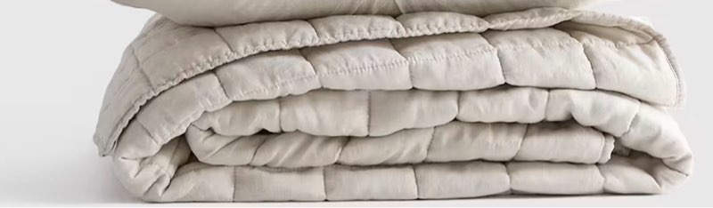 european linen box quilt