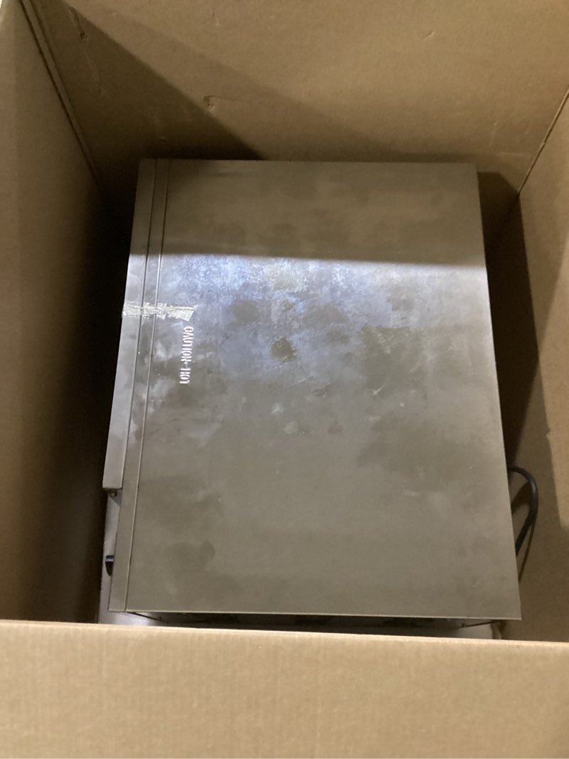 Condition photo showing Good Condition for pyy 16" indoor electric double decker pizza oven w/pizza stone for restaurant home,countertop pizza oven with 60-min ring timer, commercial pizza oven with 4 large heat tube, 3200w, etl listed,grey grey double deck