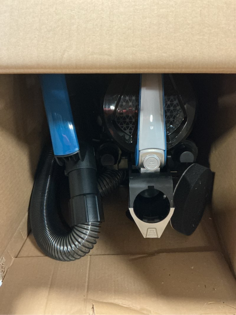 Condition photo showing Good Condition for Eureka NEU10AE5 Powerful Bagless Upright Vacuum Cleaner Carpet and Floor, AirSpeed Ultra-Lightweight Vacuum Cleaner, w/ Replacement Filter, Blue Blue AirSpeed NEU10AE5