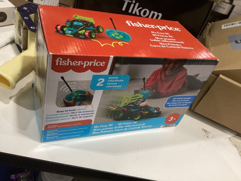 Condition photo showing New/Like New for Fisher-Price Preschool Toy Remote Controlled Car My Easy RC with 2 Speeds for Kids Ages 3+ Years (Amazon Exclusive) Multicolor