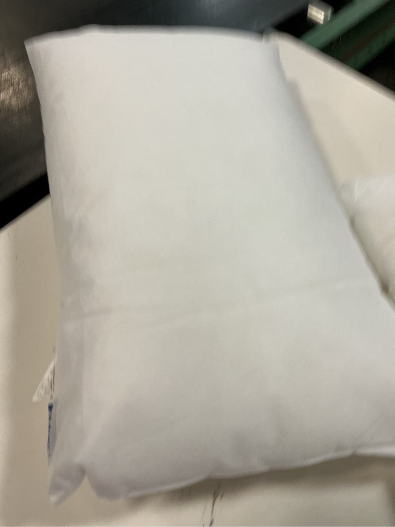 Condition photo showing As Is for (unknown size)miulee 12x20 pillow insert, rectangle throw pillow with 100% cotton cover, decorative hypoallergenic premium pillow forms sham stuffer for couch cushion sofa wedding