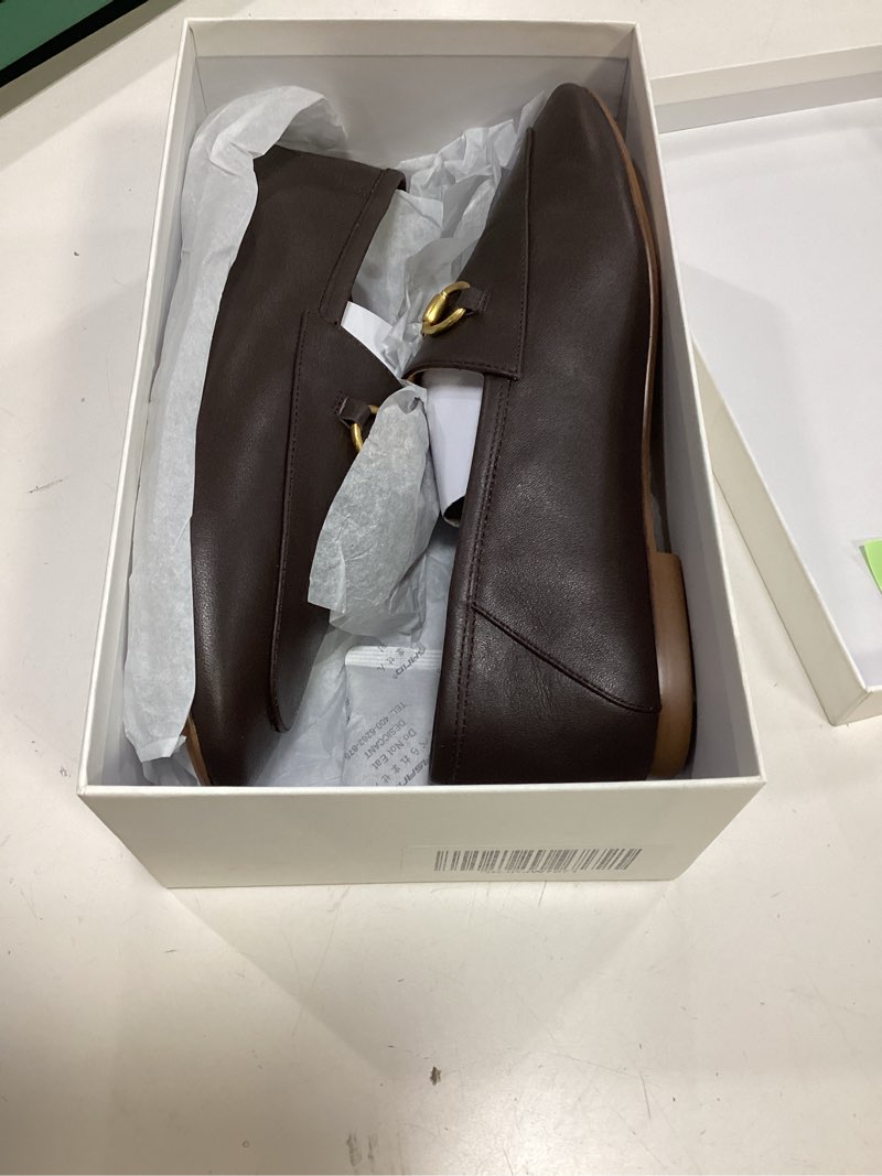 Quince Italian Leather Horsebit Loafer, 8, Coffee Bean