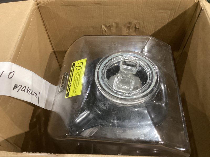 Condition photo showing As Is for Wantjoin Commercial Quiet Blender for Kitchen, Smoothie Protein Shake Licuadora, Countertop Professional Electric Food Machine for Puree, Milkshake, Juice, Drink and Ice with Silent Cover 2200ml 1800W