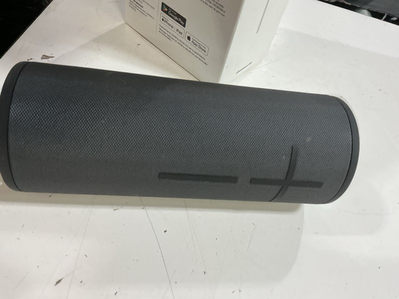 Condition photo showing Good Condition for ultimate ears megaboom 4 portable waterproof bluetooth speaker with immersive 360-degree sound and balanced bass, floating speaker with 20-hour battery and 147ft (45m) range - black black modern, stylish