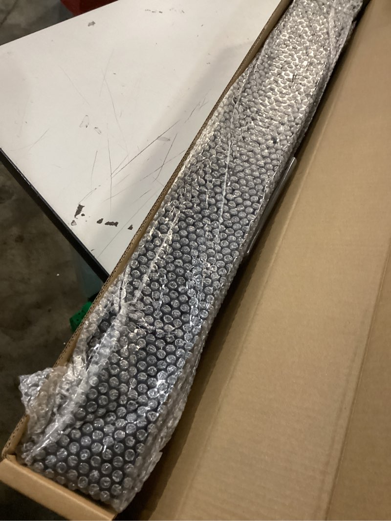 Condition photo showing item condition for 24 Inch Black Linear Shower Drain, Rectangular Shower Floor Drains with Square Hole Cover, 304 Stainless Steel Linear Drain with Leveling Feet, Hair Strainer (Matte Black) Black 24 Inch