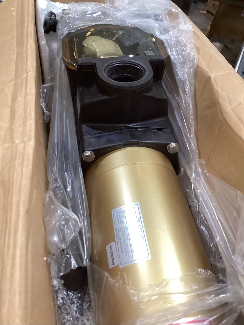 Condition photo showing As Is for upgrade 3hp super pool pump 115v/230v single speed | replacement for hayward w3sp2607x10, w3sp2610x15, w3sp2615x20 | fits above & in-ground pools, spas