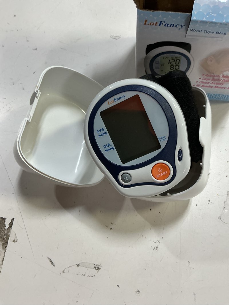 Condition photo showing Good Condition for lotfancy kids wrist blood pressure monitor for home use, bp cuff 5”-8” for small adult, digital automatic blood pressure cuff 60 readings, 1 user, blood pressure cuff wrist with portable carrying case
