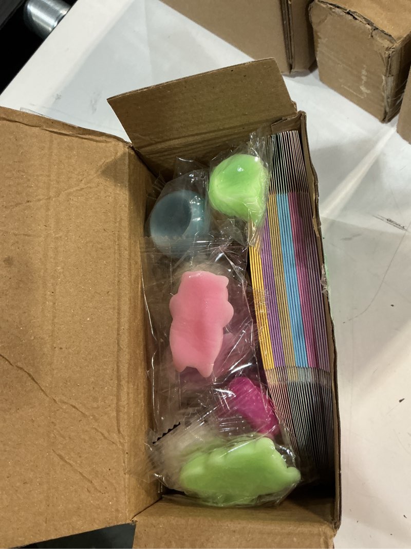 Condition photo showing New/Like New for JOYIN 28 Packs Valentines Day Gifts for Kids Classroom School, Mochi Squishy Toys, Stress Relief Toy with Heart Boxes for Girls Boys Valentines Party Favors, Gift Exchange, Game Prizes Animal with Heart Boxes