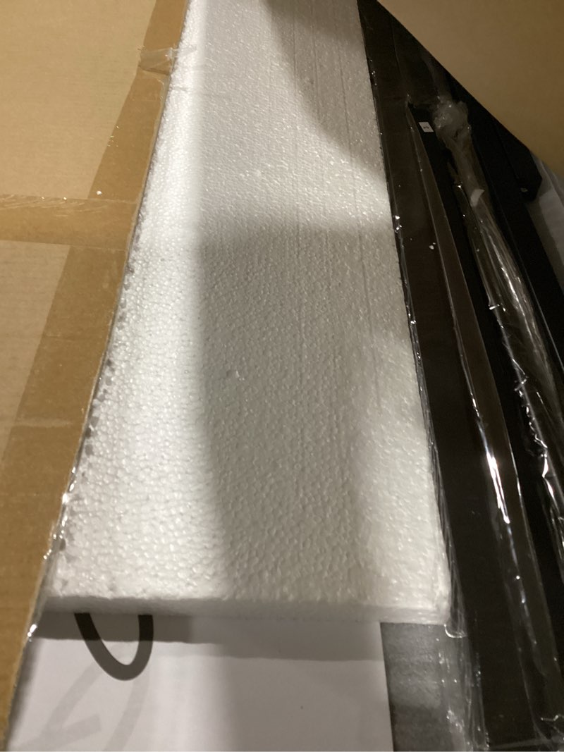 Condition photo showing Good Condition for PRAISUN 47 X 24 Inch Computer Desk with Deeper Desktop, Gaming Office Writing Work Desk for Home Office, Study, Bedroom, Work from Home, Metal Frame, Black Black 47*23.6inch