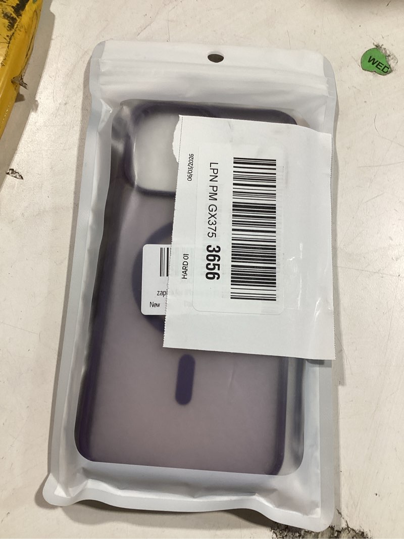 Condition photo showing New/Like New for zapica magnetic for iphone 14 pro max case, [compatible with magsafe] [military grade drop protection] translucent matte shockproof anti-scratch phone cover, dark purple dark purple iphone 14 pro max 6.7''
