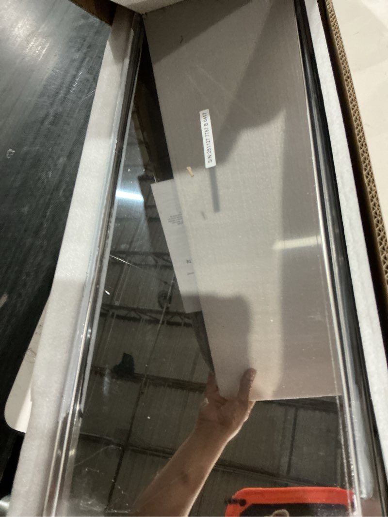 Condition photo showing As Is for vevor 8.6" x 24" -2pack stainless steel shelf, wall mounted floating shelving with backsplash, 44 lbs load capacity commercial shelves, heavy duty storage rack for restaurant, kitchen, bar, home 8.6 x 24"-2pcs