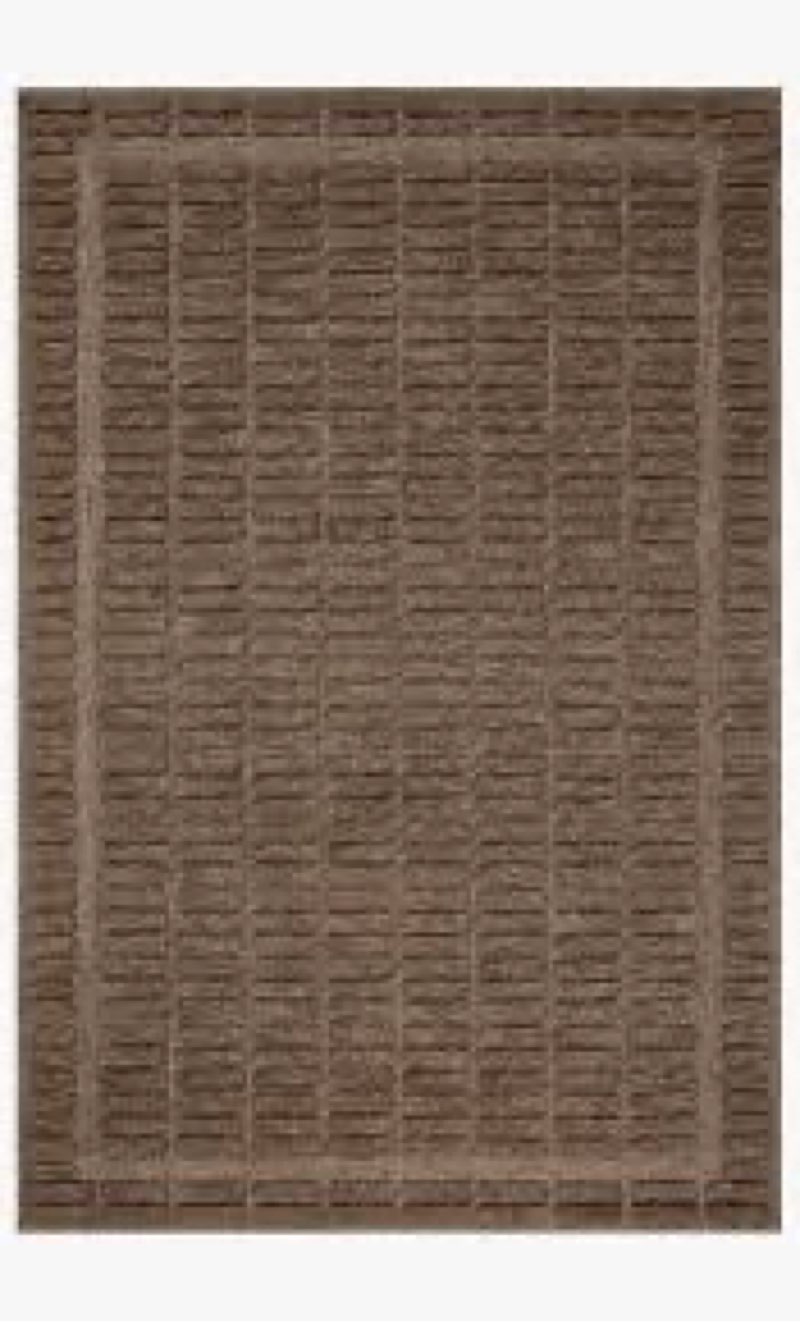 Bradley brl-06 area rug cocoa/cocoa 3’ x 7’