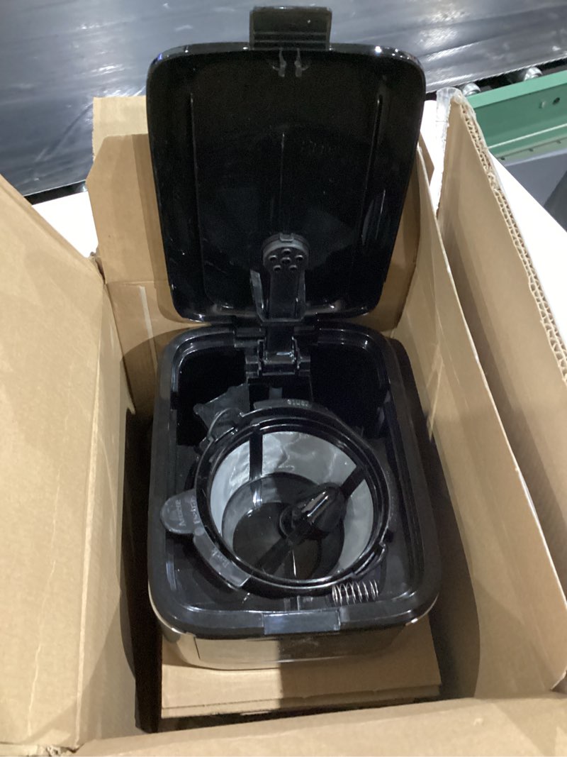 Condition photo showing As Is for vevor programmable coffee maker, 12 cup programmable drip coffee makers with touch screen, 4-hour keep warm coffee makers drips, 2 brew strengths drip coffee machine for home, 24-hour programmable