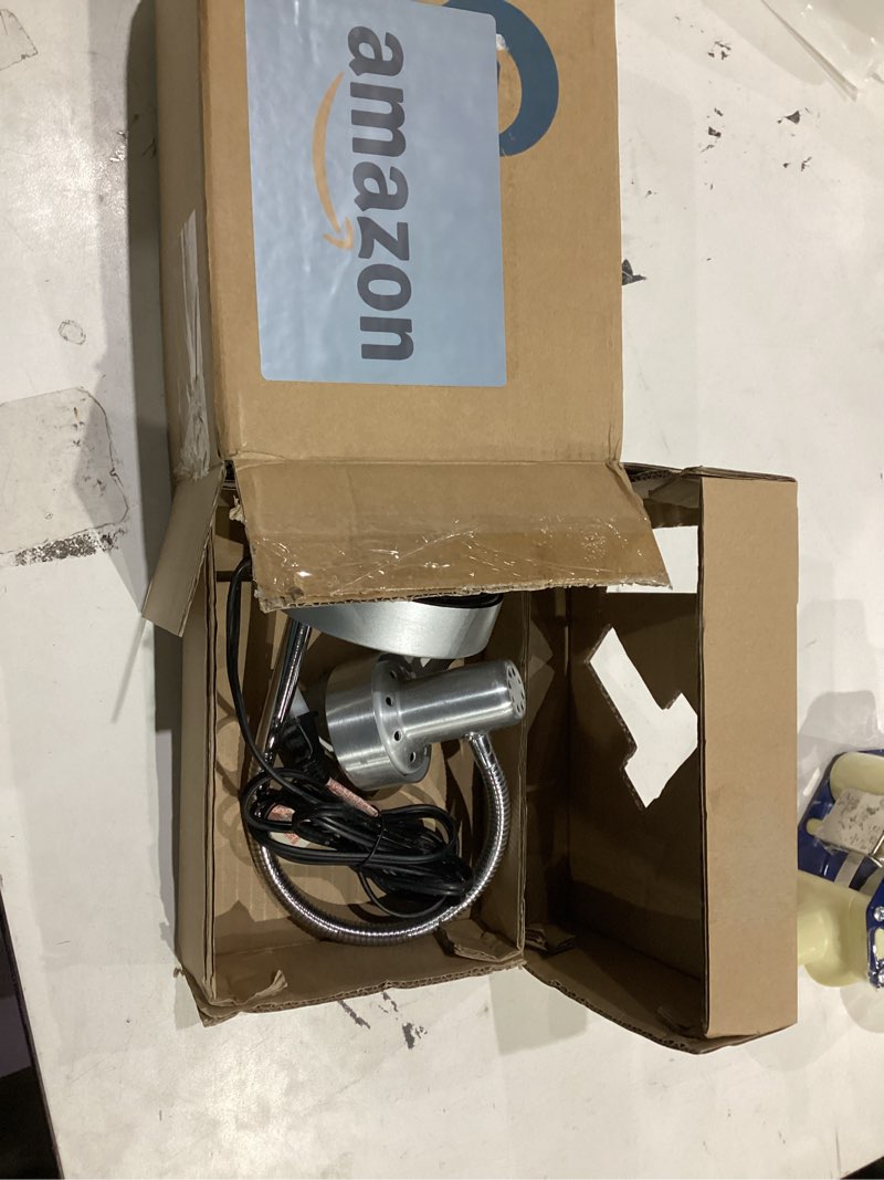 Condition photo showing Good Condition for o’bright dimmable led desk lamp with usb charging port (5v/2a), full range dimming led, table lamp with usb charger, flexible gooseneck, office desk lamp/bedside lamp, vintage design (aluminum)