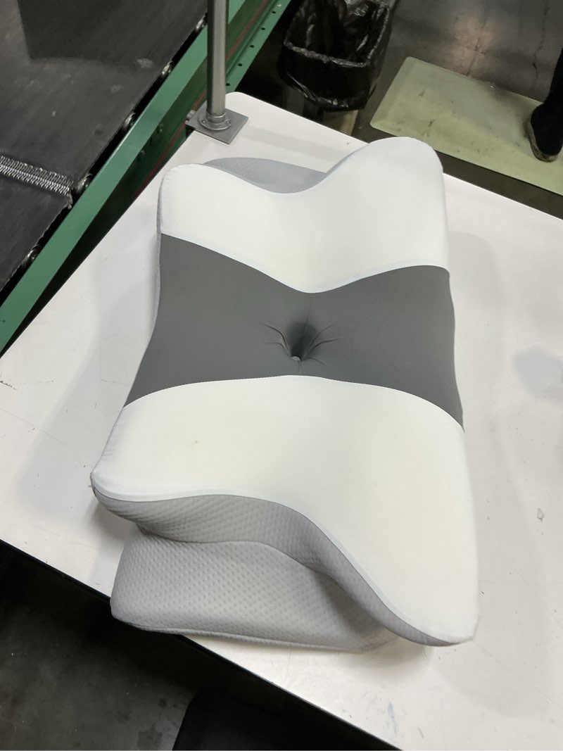 Condition photo showing Good Condition for Derila Ergo Cervical Neck Pillow for Sleeping Pillow Contour Memory Foam Pillows for Back, Side Sleeper Pillows 21.25 x 14.17 x 4.72 inches