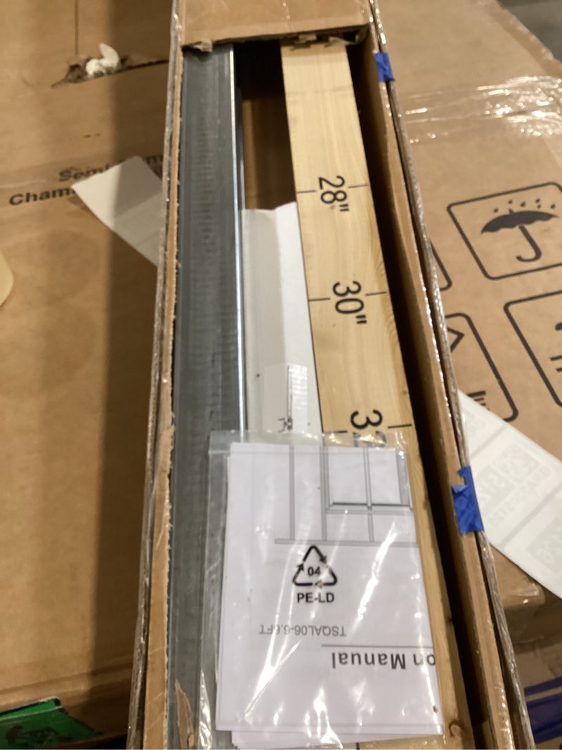 Condition photo showing Good Condition for jubest 36"x 80" pocket door frame kit with 220lbs soft close mechanism and galvanized steel studs, pocket door kit for 2x4 stud wall, suitable for doors wide 24"-36", easy to install 36x80