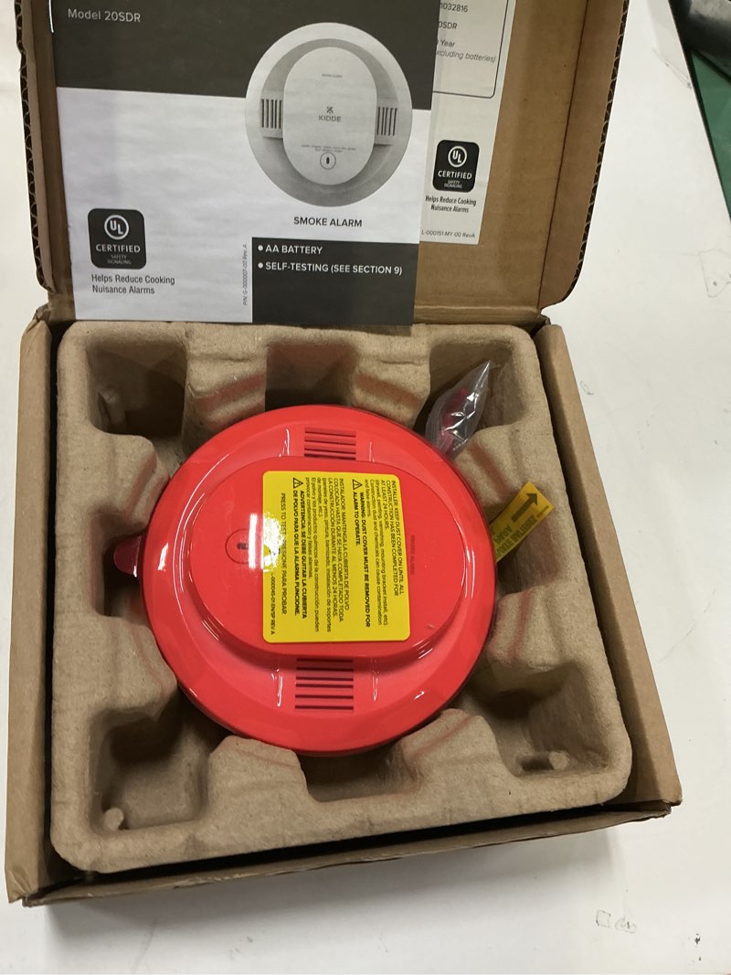Condition photo showing Good Condition for Kidde Smoke Detector, AA Battery Powered, LED Warning Light Indicators, 20SDR 1 Pack 9th Edition Kidde DETECT