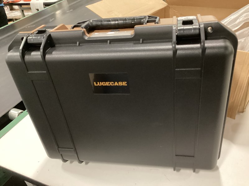 Condition photo showing As Is for ( with chips ) TSA Approved Pistol Case for Handguns - Hard Shell Gun Cases with Customizable Foam, Waterproof & Shockproof, Compact 9mm Gun Storage for Airline Travel, Range Training, and Secure Firearm Transport 1 Pistol Case & 2 Magazine