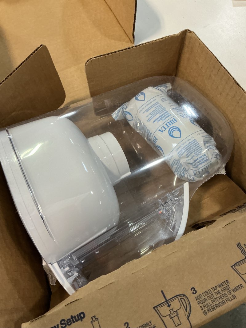 Condition photo showing Good Condition for brita metro water filter pitcher with smartlight change indicator, bpa-free, replaces 1,800 plastic water bottles a year, lasts two months, includes 1 filter, small - 6-cup capacity, white original white