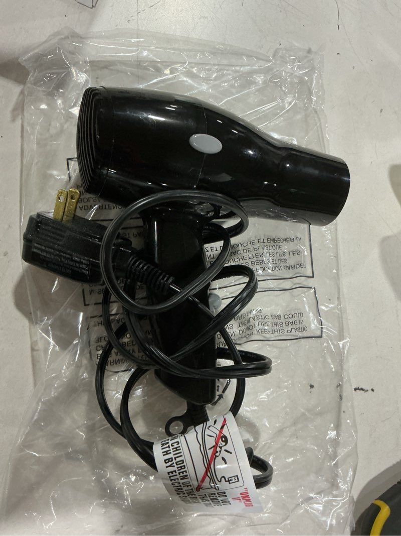 Condition photo showing As Is for revlon 1875 w travel hair dryer