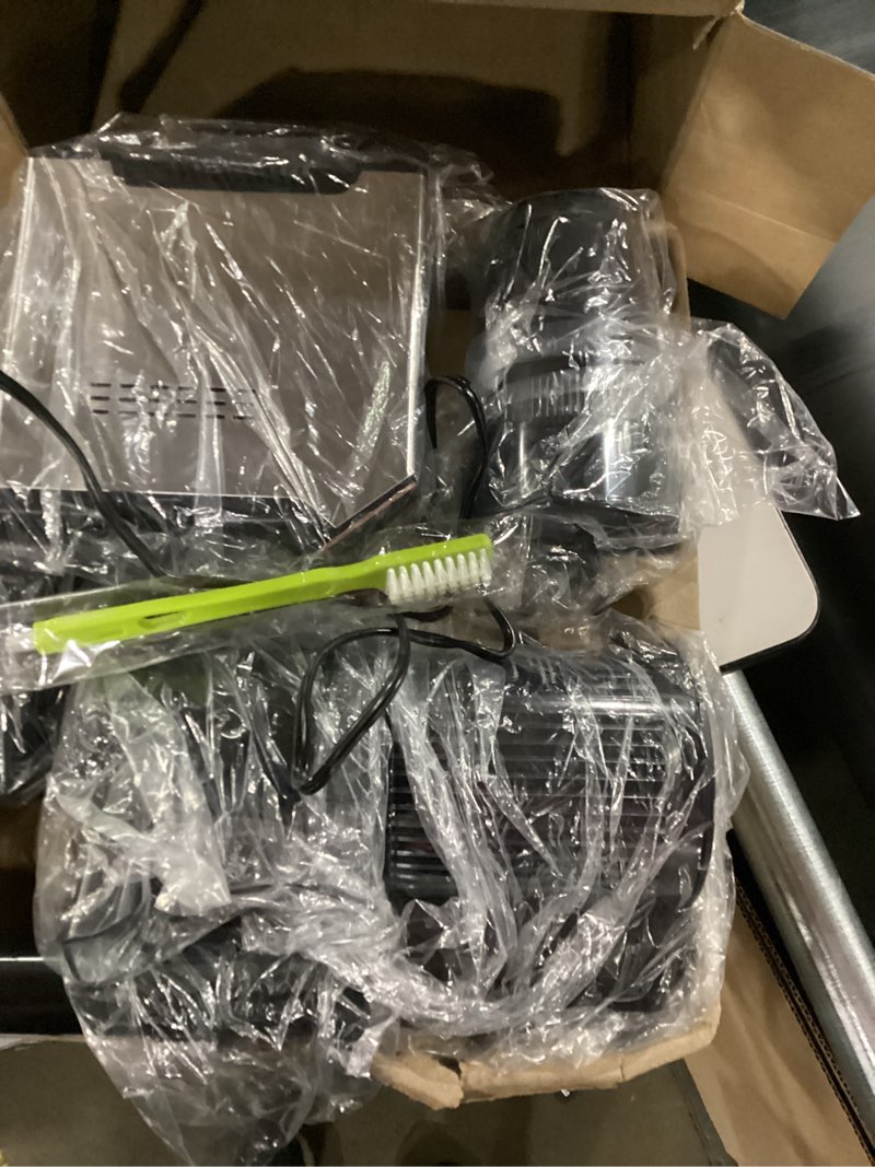 Condition photo showing As Is for Cold Press Juicer, Touchscreen Juicer Machines with 4.5'' Wide Feed Chute, Stainless Steel Masticating Juicers Easy to Clean, Ergonomic Operational Panel Design, High Juice Yield, Gray