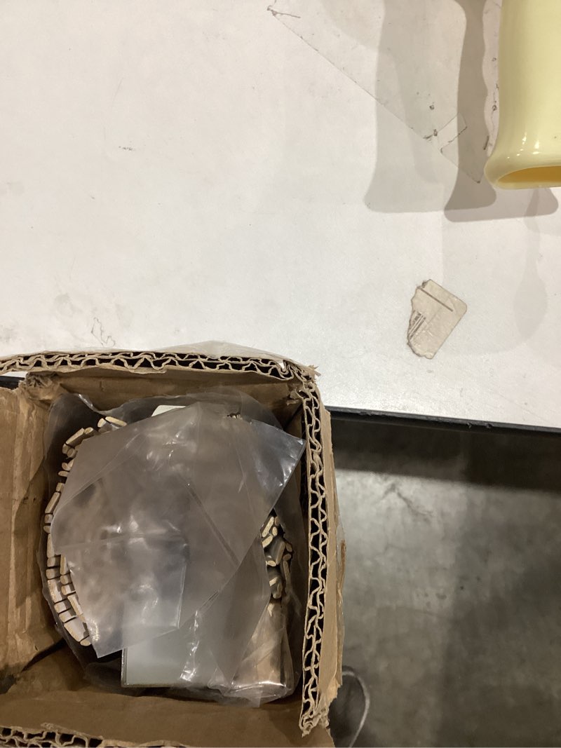 Condition photo showing Good Condition for LazBlinds No Tools No Drill Cordless Bamboo Roman Shades, Light Filtering Window Treatment, Roll Up Bamboo Blinds for Windows 35.5'' W x 48'' H, Whitewash T Light Filtering-whitewash T 35.5" W x 48" H