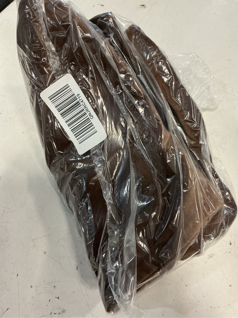 Condition photo showing Good Condition for classic cotton velvet pillow cover (set of 2), 22x22, chestnut