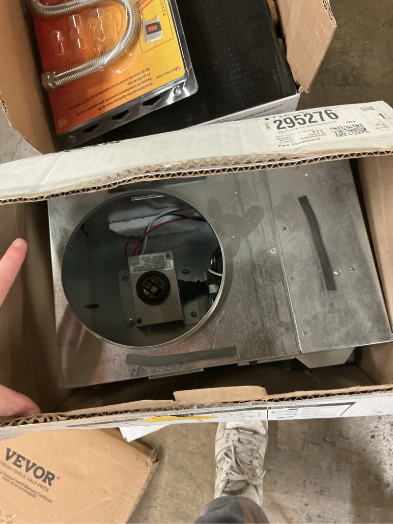 Condition photo showing As Is for Broan Recessed Ventilation Fan Light  70 CFM