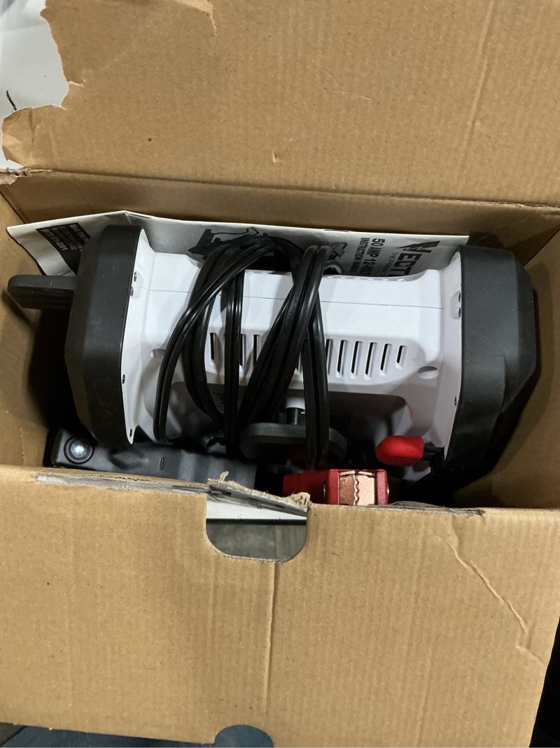 Condition photo showing As Is for vector 50 amp battery charger/maintainer