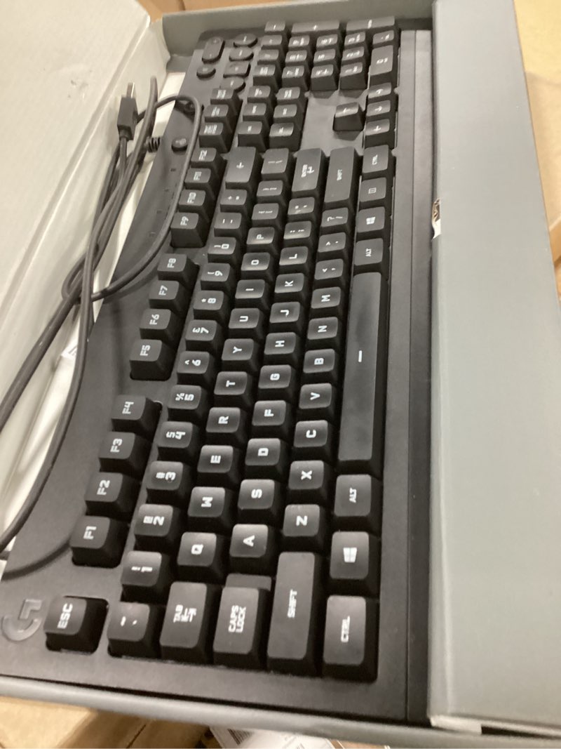 Condition photo showing Good Condition for Logitech G213 Prodigy Gaming Keyboard, LIGHTSYNC RGB Backlit Keys - Black