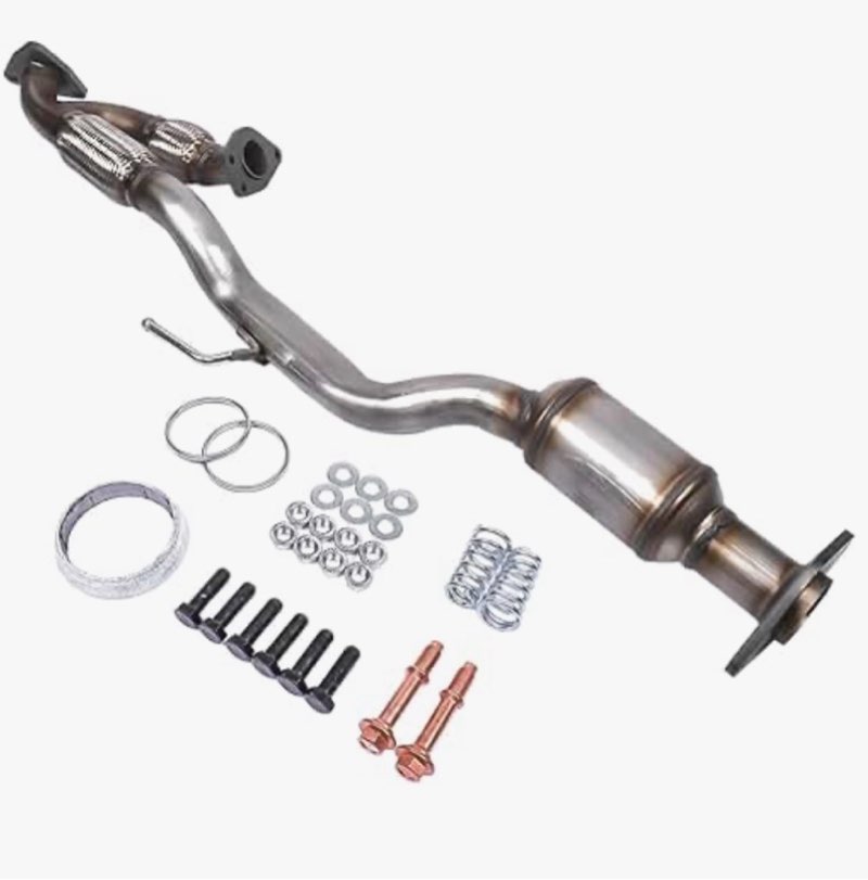 rear catalytic converter w/flex pipe replacement for 3.5l nissan altima 2007-2018 murano 2009-2014 q