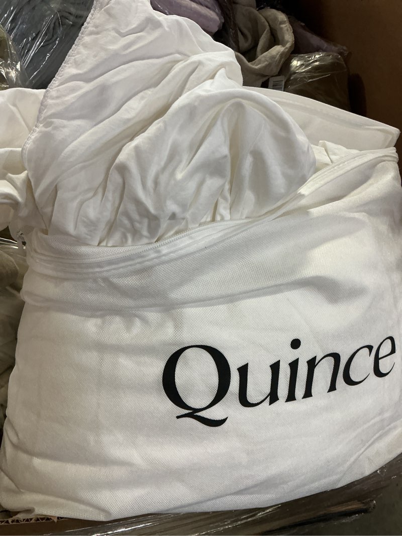Condition photo showing Good Condition for premium down alternative comforter color: white size: king/cal king warmth: all-season