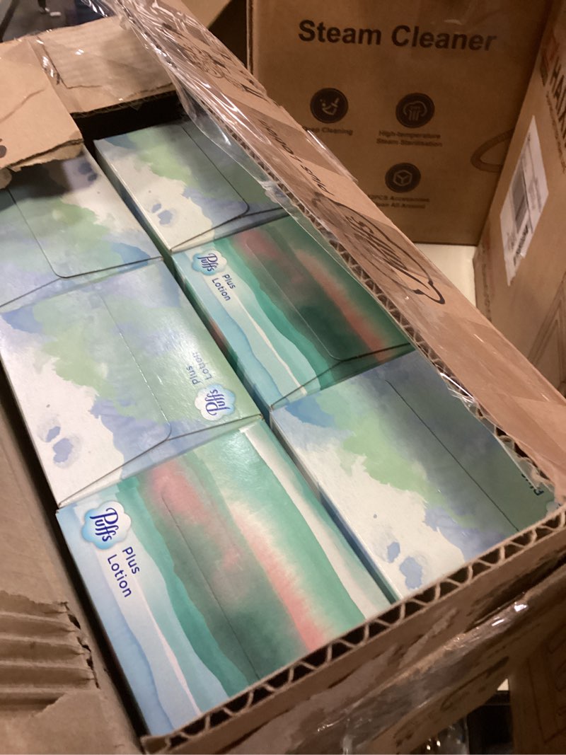 Condition photo showing Good Condition for ((Incomplete))Puffs Ultra Soft Non-Lotion Facial Tissue, 8 Family Boxes, 124 Facial Tissues per Box 124 Count (Pack of 8)