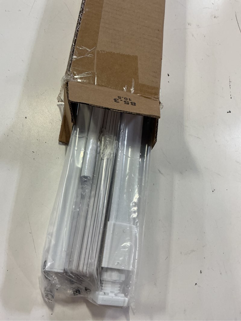Condition photo showing Good Condition for lazblinds no tools no drill 1" vinyl mini blinds, cordless blinds for windows, light filtering horizontal window blinds & shades, 33" w x 48" h, white cordless-white 33" w x 48" h