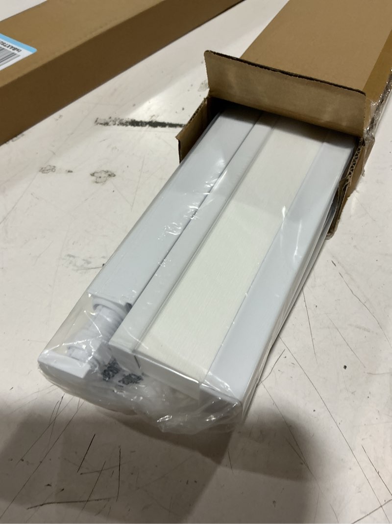 Condition photo showing New/Like New for lazblinds upgraded top down bottom up (tdbu) honeycomb blinds, no drill no tools easy install cordless cellular shades for windows 33.5" w x 64" h, white - light filtering light filtering - white 33.5"w x 64"h