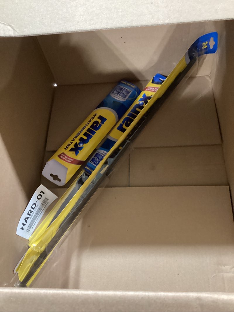 Condition photo showing As Is for Rain-X 820148 WeatherBeater Wiper Blades, 24" and 18" Windshield Wipers, Automotive Replacement Windshield Wiper Blades That Meet Or Exceed OEM Quality And Durability Standards, (Set of 2) 24" and 18" Pack of 2