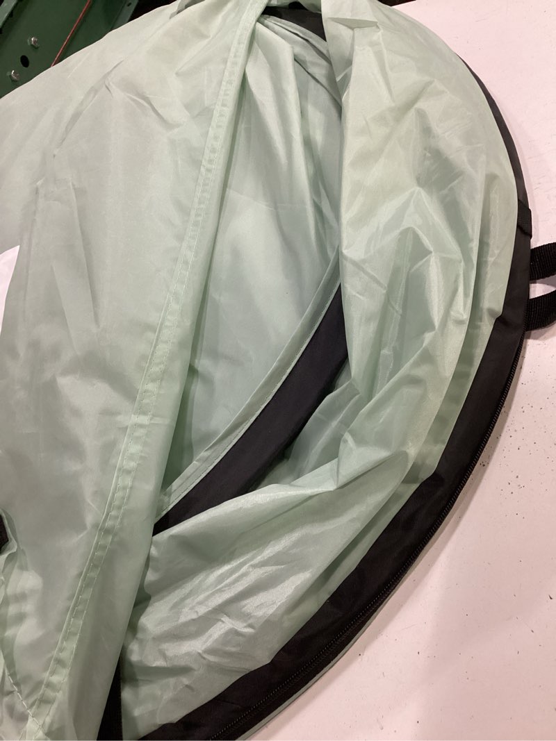 Condition photo showing As Is for (similar ) picnic time manta portable beach tent, fully-assembled pop up tent, beach shade and sun shelter, instant outdoor shade with carrying bag for outdoors and upf50+ uv protection, (light green)