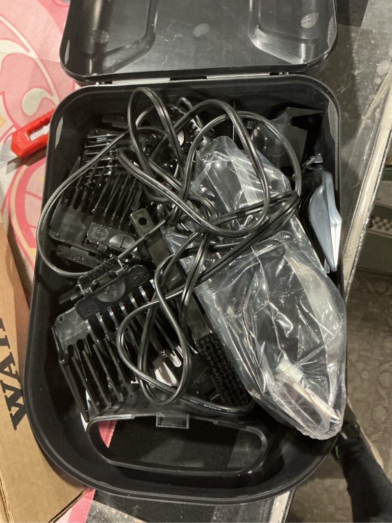 Condition photo showing Good Condition for Wahl USA Chrome Pro Corded Clipper Complete Haircutting Kit for Men – Powerful Total Hair Clipping, Beard Trimming, & Grooming - Model 3024635