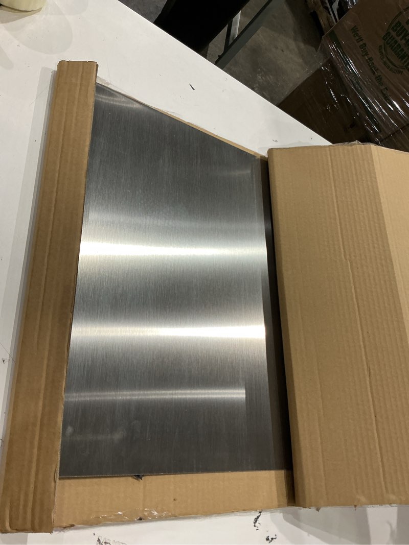 Condition photo showing Good Condition for stainless steel cutting boards for kitchen,baking board,pastry board,kneading panel - suitable for cutting vegetables, fruits, meat,bread - easy to clean and store (50x40cm/19.6x15.7in)