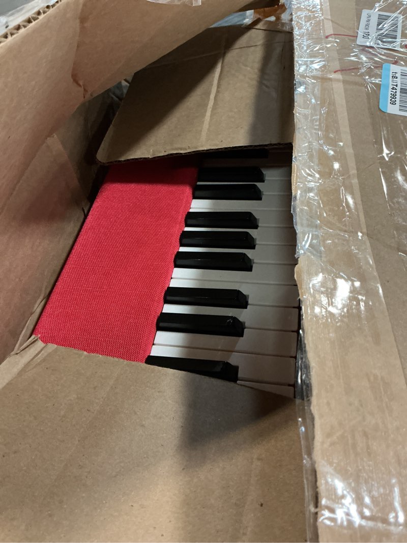 Condition photo showing As Is for loog digital piano - portable keyboard for beginners with musician grade sound, midi over usb-c rechargeable musical educational instrument loog piano