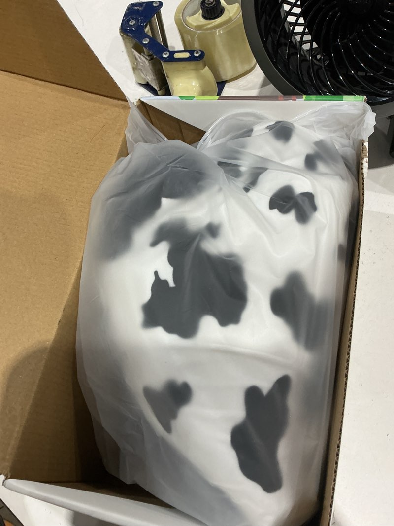 Condition photo showing Good Condition for iplay, ilearn bouncy pals hopping cow horse, toddler girl boy inflatable bouncing animal hopper toy, outdoor indoor plush ride on bouncer, baby birthday gift 18 month 2 3 4 year old kid - cow